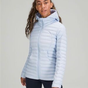Lululemon Athletica Sky Blue Puffer Jacket